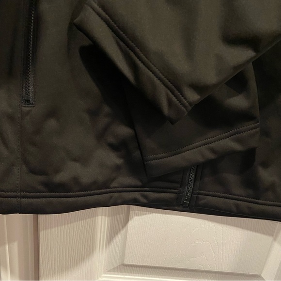 NWT Ozark Trail Mens Size L Black Mock Neck Soft Shell Full Zip Jacket - Picture 4 of 13
